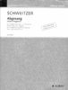 Schweitzer: Abgesang (Dafne-Fragment). Noten  für Soprane, Violine, Viola, Schlagzeug