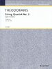 Mikis Theodorakis: String Quartet No. 3. Epoca Nocturna. Partitur und Einzelstimmen - Noten