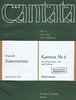 Heinrich Sutermeister: Kantate Nr. 6. Klavierauszug - Noten