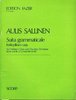 Sallinen: Suita grammaticale. Kieliopillinen sarja. Für Kinderchor und Kammerorchester. Partitur