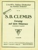 S.B. Clemus: Gesang auf dem Siljansee. Noten für Salon-Orchester / kleines Orchester