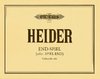 Werner Heider: End-Spiel (oder: Spiel-End). Für Violoncello solo - Noten