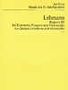 Lehmann: Regions III für Klarinette, Posaune und Violoncello. Studienpartitur
