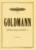 Friedrich Goldmann: Streichquartett Nr. 2 (2 Violine, Viola, Violoncello). Studien-Partitur - Noten