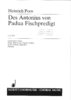 Heinrich Poos: Des Antonius von Padua Fischpredigt. Chor + Instrumente - Partitur - Noten