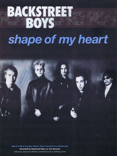 Backstreet Boys: Shape of my Heart - Noten