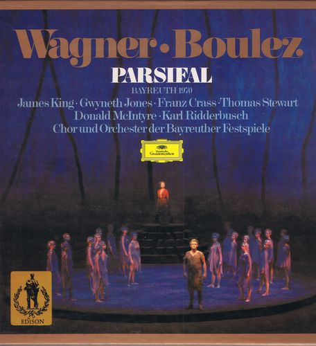 Richard Wagner - Boulez: Parsifal - Kassette mit 5 LP + Libretto (Bayreuth 1970)