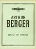 Arthur Berger: Ideas of Order. Studienpartitur/Taschenpartitur - Noten